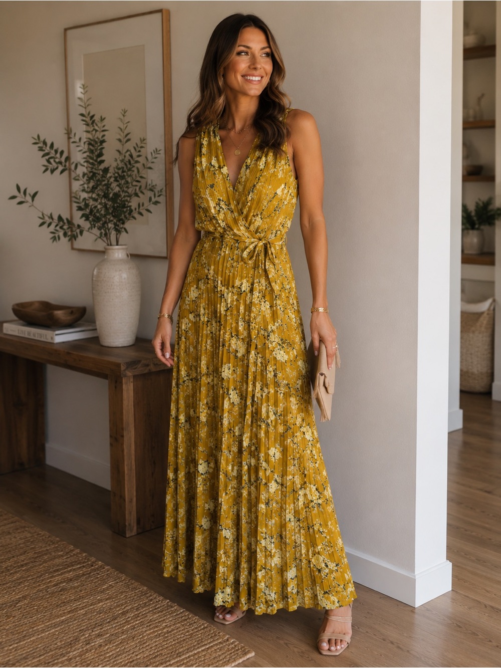 NWT ASOS Floral Wrap Maxi Dress